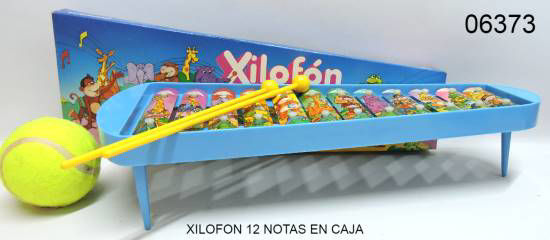 Imagen de XILOFON 12 NOTAS EN CAJA 7.25